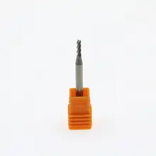 Nuevo 3 cabezales de la FLAUTA: molinos de extremo de carburo de 2,5mm para la dureza máxima del corte de aluminio: herramienta CNC 45HRC 3F2. 5*4*6*50mm