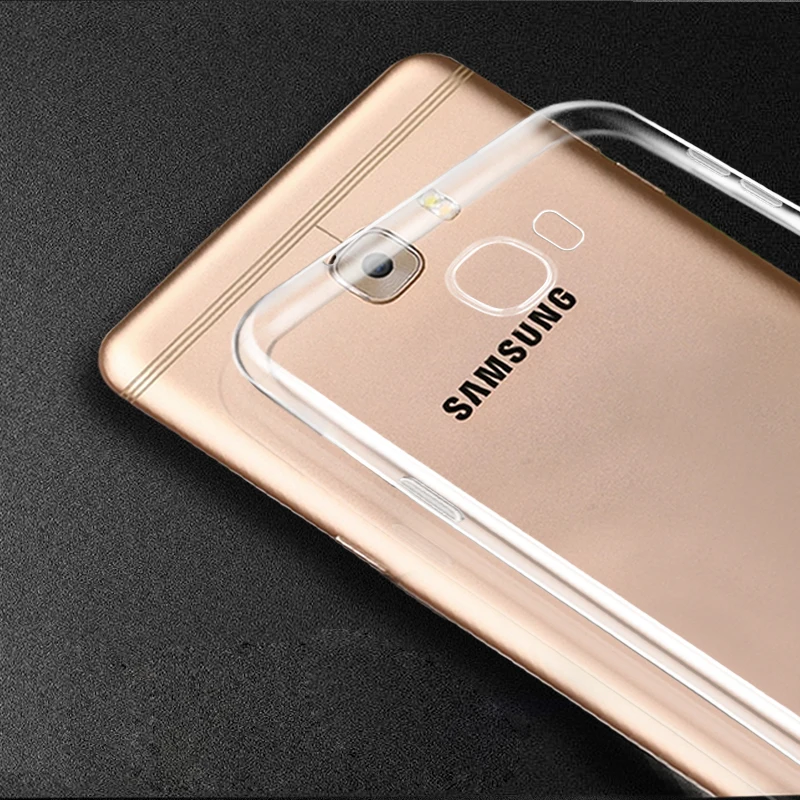 ТПУ прозрачный чехол для samsung Galaxy S9 A5 J5 2017 Мягкий футляр телефона из гелевой пены