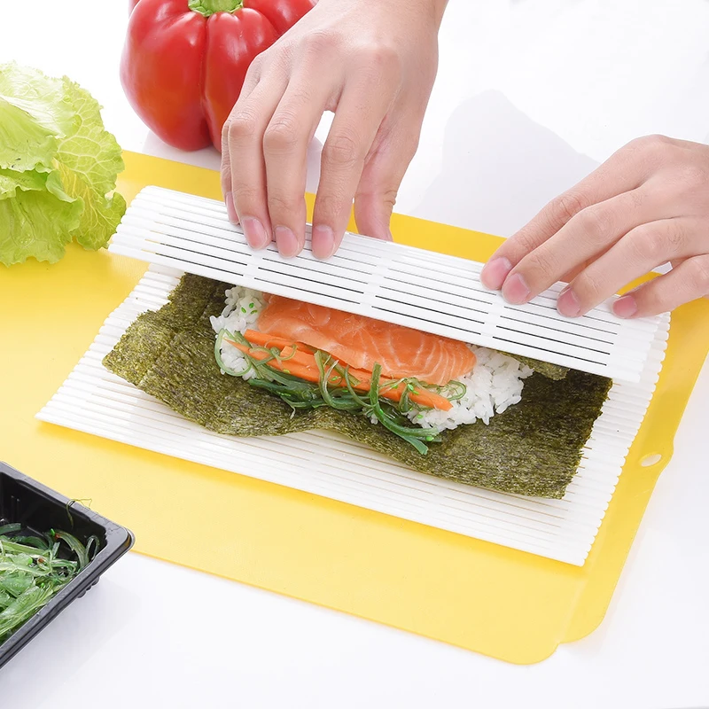 

New Arrival Great Plastic Sushi Rolling Mat DIY Durable 1 pc Kitchen tools