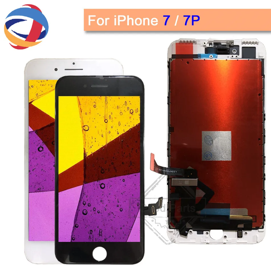 

100% Grade AAA+ LCD For iPhone 7 7 Plus LCD Replacement Parts Touch Screen Digitizer Assembly Perfect Display For iPhone 7 P