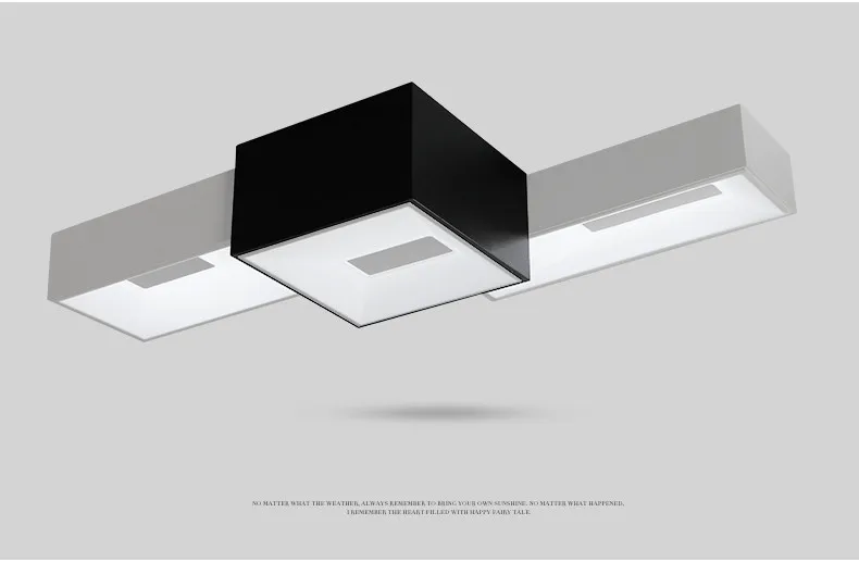 Комбинированный светодиодный светильник для спальни, современный минимализм, металлический светодиодный потолочный светильник с регулируемой яркостью, Lustre Lamparas, внутренний светильник, светильники