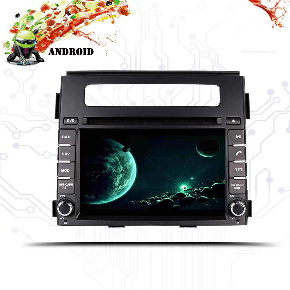 Top 6.2" HD Android 9.0 8Core Car DVD 2 Din Auto Radio For kia SOUL 2011 2012 2013 GPS Navigation Multimedia FM RDS Audio Video Cam 0