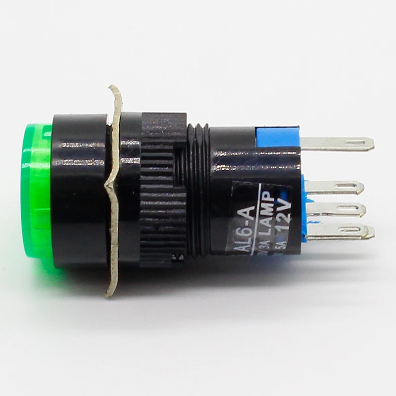 Светодиодный кнопочный переключатель 16 мм 6 в 12 В 24 220 В|push button switch|lamp switchpush lamp switch |