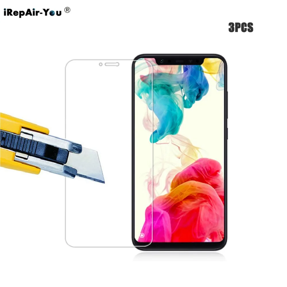 iRepair-You 3PC 9H Tempered Glass Screen Protector Film For Xiaomi PocoPhone F1 Mi 8 Protective | Мобильные телефоны и