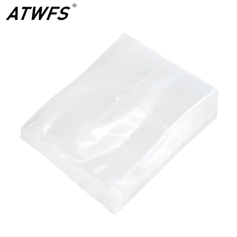 

ATWFS 100pieces/lot Vacuum Bag Kitchen Sealing Machine Vacum Bag Food Saver Sous Vide Vacuum Bags for Food