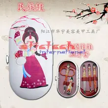 Ems или dhl 100 наборы из нержавеющей стали маникюрный набор для ухода за ногтями инструменты пилка для ногтей Ножницы