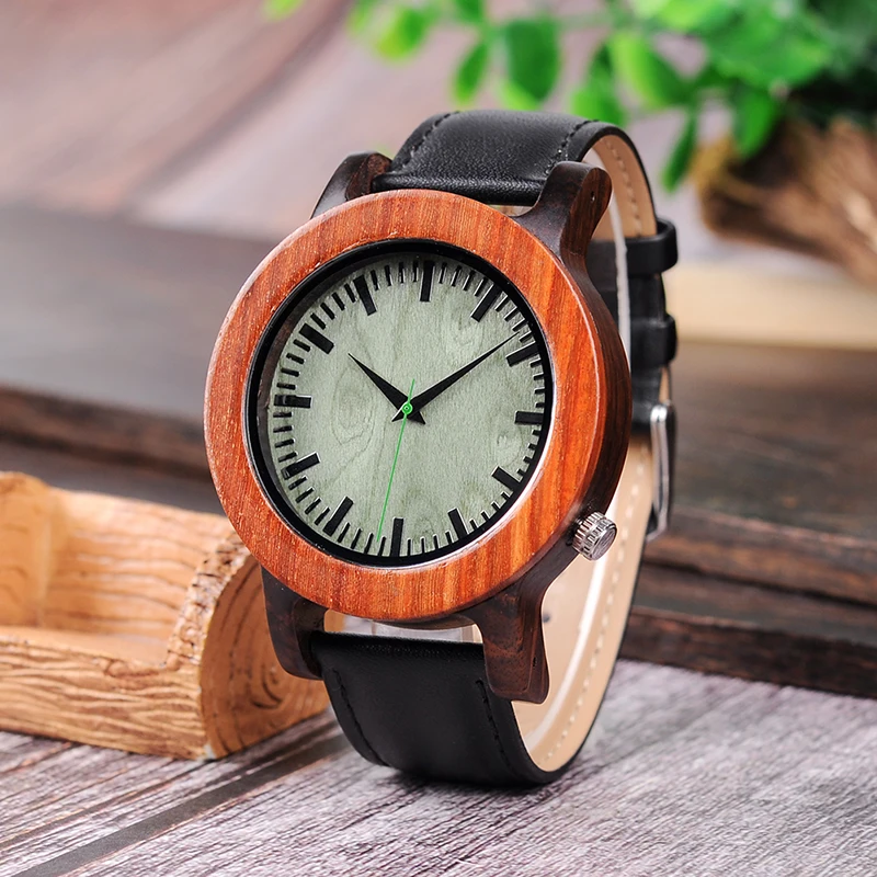 2018 BOBO BIRD Relogio Handcrafted Men Sandalwood Watch Wholesale Round Masculino OEM reloj hombre