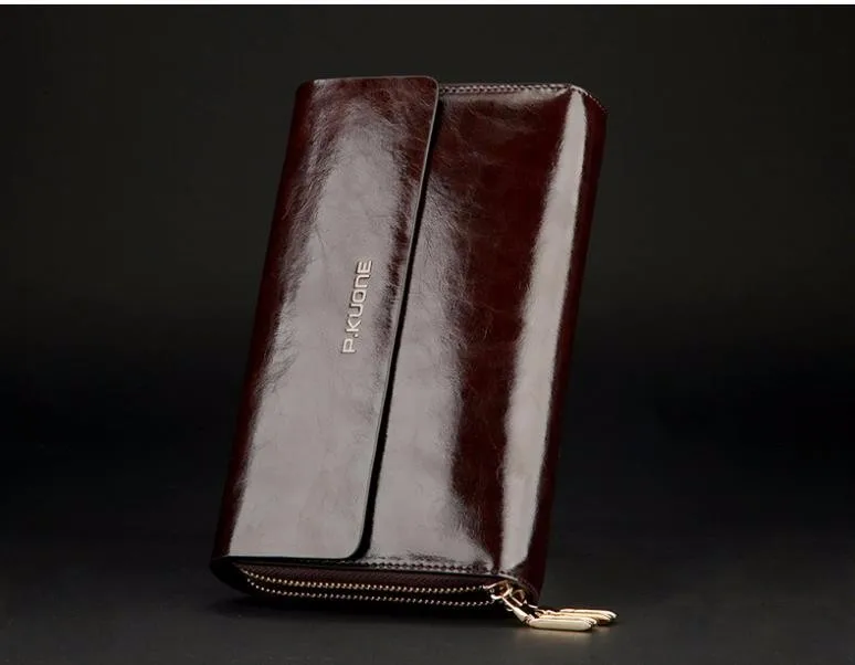 leather purses and wallets