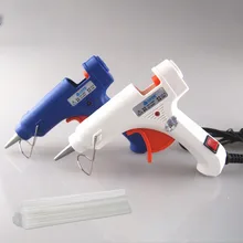 

Hot Glue Gun for Handmade Industrial Mini Hot Melt Glue Guns Thermo Electric Heat Temperature diy Tool free Two Glue Stick