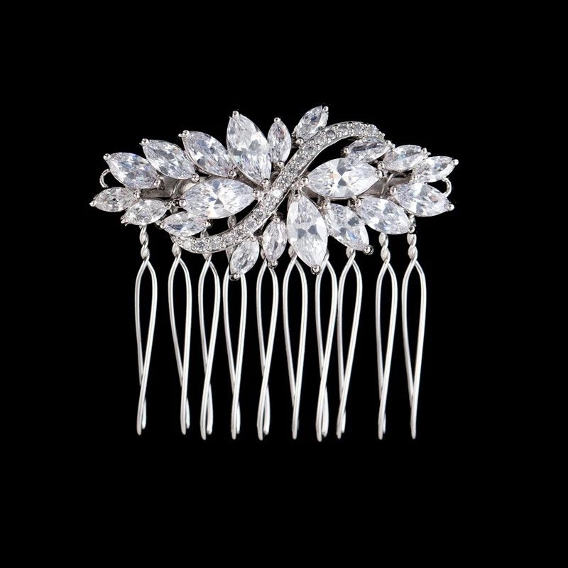 Rhinestone Hair Combs  (5)-small