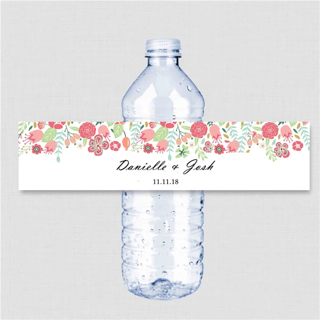 personalized wedding water bottle labels stickers thank you tags wedding water bottle labels