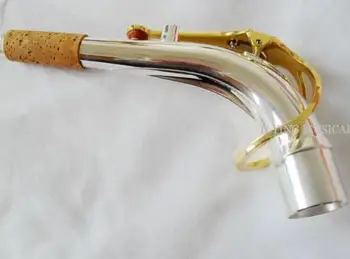 

E flat alto sax saxophone curved neck neck tube SilverSaxophone Accessories