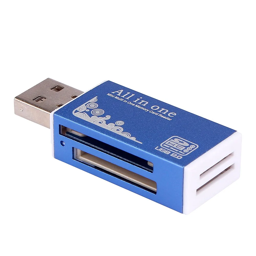 USB 2,0 все в 1 мульти карт памяти для Micro SD SDHC TF M2 MMC