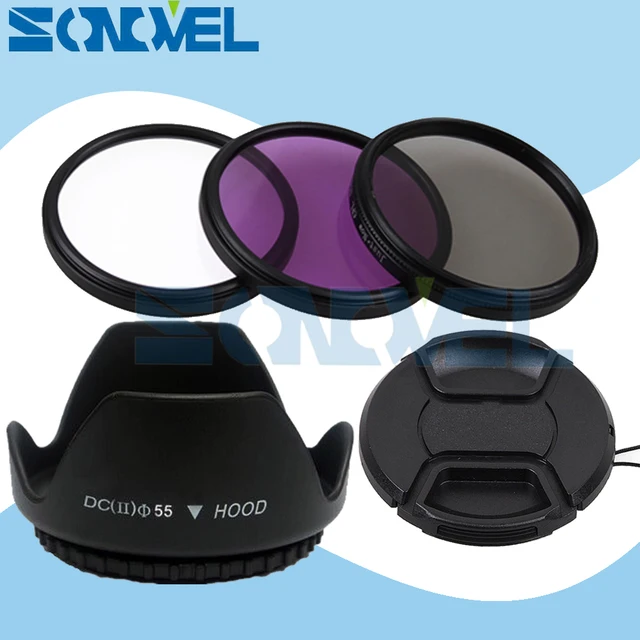 Cheap 55mm UV CPL FLD Lens Filter Kit+Lens Cap+Flower Lens Hood For Nikon D5600 D5500 D5300 D5100 D3400 D7500 D750 with AF-P 18-55mm Cheap 55mm UV CPL FLD Lens Filter Kit+Lens Cap+Flower Lens Hood For Nikon D5600 D5500 D5300 D5100 D3400 D7500 D750 with AF-P 18-55mm