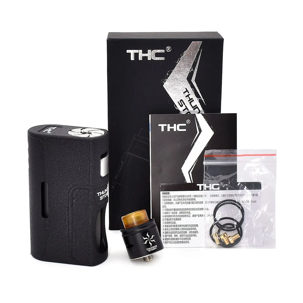 

Electronic cigarette BF kit THC Thunder Storm BF Kit 8ML BF mod with dual coil RDA Support 21700/20700/18650 Battery