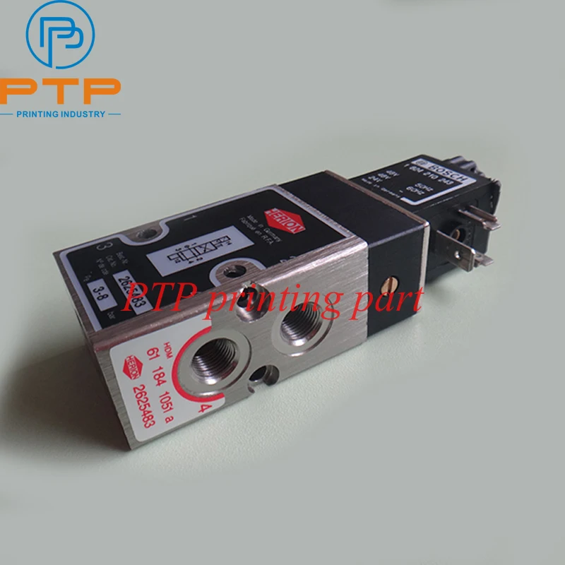 

Free sihpping 61.184.1051 Air Valve 4/2 Way for heidelberg solenoid valve with specification label