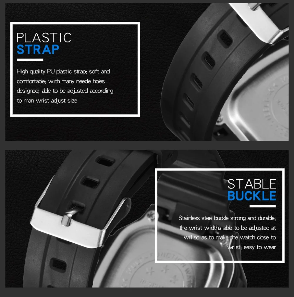 PANARS Новые многофункциональные модные мужские часы электронный цифровой дисплей Ретро стиль противоударные классические часы спортивные студенческие часы