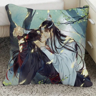 Grandmaster демонического культивирования Wei Wuxian Lan wangji BL Yaoi Наволочка Чехол для подушки косплей подарок кровать/диван/автомобиль Декор - Цвет: B