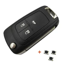 OkeyTech Flip Folding Car Key Shell For Opel Vauxhall Insignia Astra J Vectra Zafira C Omega Mokka Key Case Cover HU100 Blade