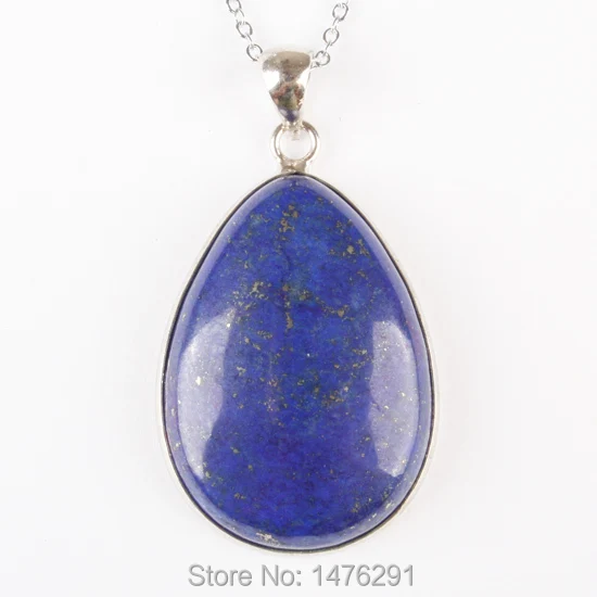 37x24 мм натуральный Лазурит каплевидный кулон из бисера 1 шт|gem pendant|natural lapis lazulilapis