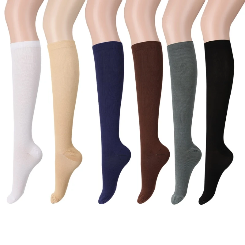 New Women Anti Fatigue Knee High Elastic Stockings Compression Leg