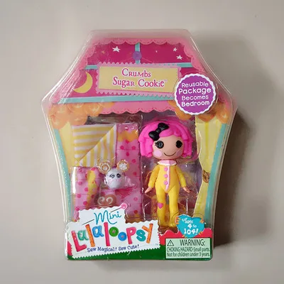 Новинка! 8 см мини куклы lalaloopsy с маленькими аксессуарами игрушки для девочек набор игровой домик игрушки подарки