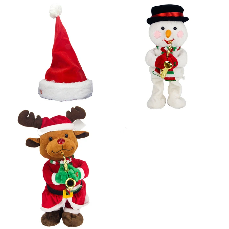 Christmas Gifts For Children Robot Toys For The 2018 New Year 2019 Electronic Toys Kids Russian Christmas Gift Decoration Tree