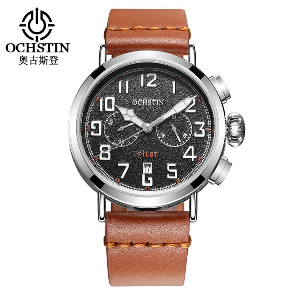 

Male Quartz Watches Top Brand Men Waterproof Wrist Watch Leather Strap Calendar Military Wristwatch Men's Fashion Casual Clock