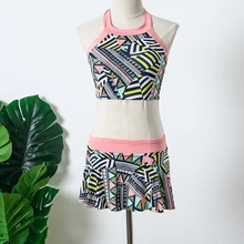 Пикантная детская юбка с разрезом плавки для детей, для крупных детей, г., купальный костюм для девочек, детский купальный костюм, детский купальный костюм для маленьких девочек