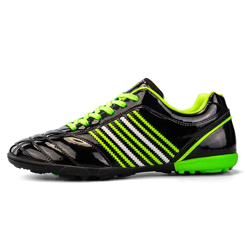 MWY футбольные бутсы Мужская Профессиональная Крытый газон TF футбольная обувь Zapatillas Futbol дышащие кроссовки спортивные кроссовки - Цвет: Черный