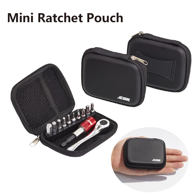Flash Deal Bicycle Tool Mini Ratchet Pouch set 2/3/4/5/6/8mm&T25/T30/SL4/PH1 0