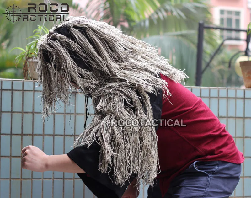 ROCOTACTICAL военный Снайпер Ghillie Viper Hood Combat Ghillie Suit Foundation Custom Ghillie Hood Jacket камуфляж, лесная местность