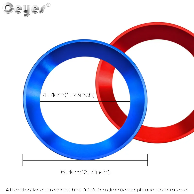 Car steering wheel decoration circle ring sticker for BMW (17)