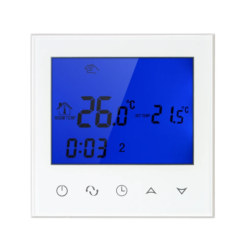 

Wifi Programmable Thermostat Water Heating Smart WIFI Temperature Controller 3A 200~230V with Backlight LCD Touchscreen