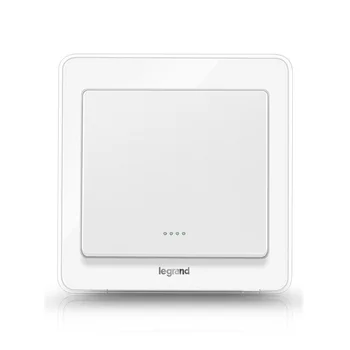 

Crystal White 1 Gang Intermediate Switch High Quality 86Type Wall Switch 1 Gang Multi-control Light Switch