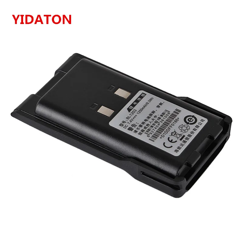 YIDATON для hytera hyt tc600 батарея постоянного тока 7 4 В BL1203 Батарея Перезаряжаемая li on 1250
