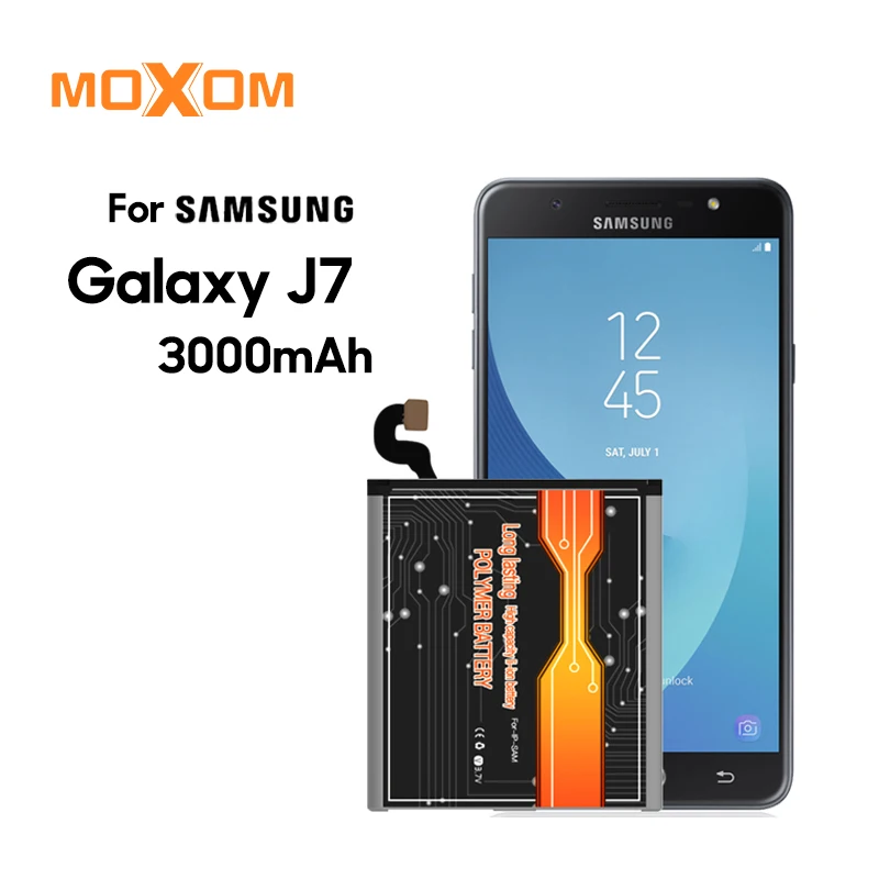 Аккумулятор для телефона Samsung Galaxy J7 J710 J710F J710FN J710M J710H 2016 DUOS EB BJ710CBC Real 3000