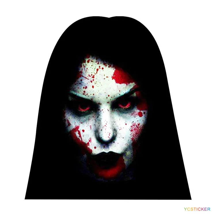 

hot sale relfective high beam ghost graphic sticker car decoration accessories vinyl car window decals with reusable adhesive