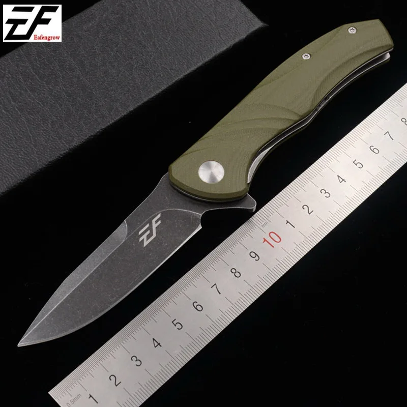 Eafengrow 1934 шарикоподшипник filpper D2 лезвие G10 стальная ручка складной
