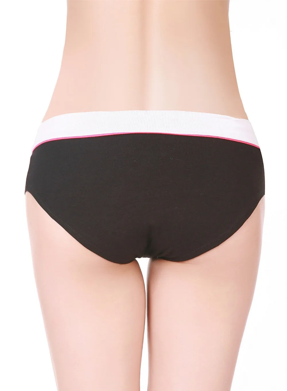 ATTRACO Pregnant Women's Underwear Panties Hipster Briefs Cotton Soft Solid Mid Waist Cozy Retro High Quality Cute