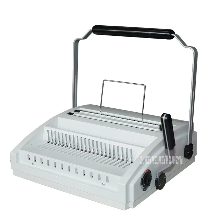 DC-2200 دليل ماكينة تسريح الشعر متعددة الوظائف مكتب أداة وثيقة ماكينة ثقب A4 ورقة الناخس جهاز ربط السلك