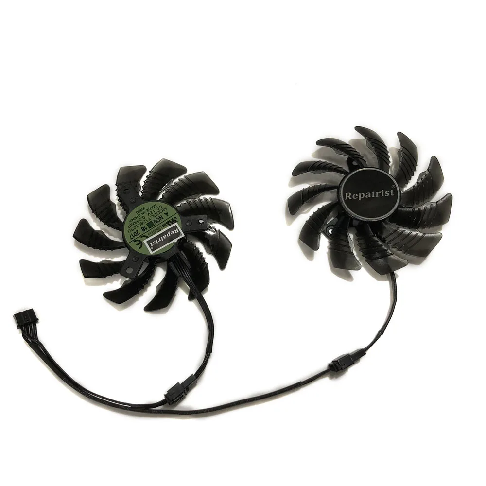 Кулер для видеокарты Gigabyte GTX 1050Ti 4G GeForce 1050 OC 3G/2G охлаждение 2 шт./компл. T128010SU GTX1050|cooler