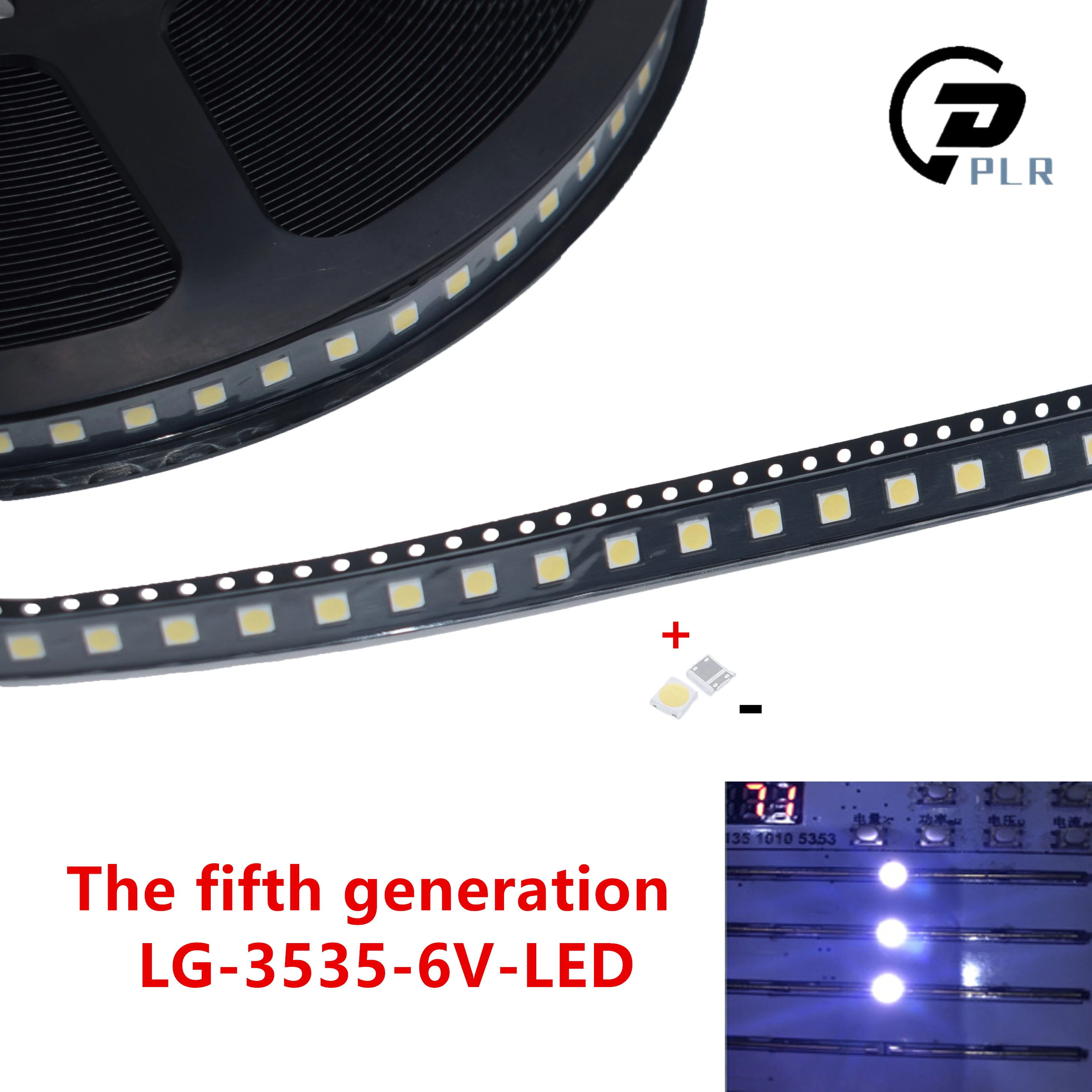 

100pcs For LG Innotek LED LED Backlight 2W 6V 3535 Cool white LCD Backlight for TV TV Application