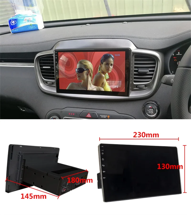 Discount 9" Android 8.0 Octa Core Car Radio For Kia Sorento 2015-2018 Stereo GPS Navigation Headunit 2