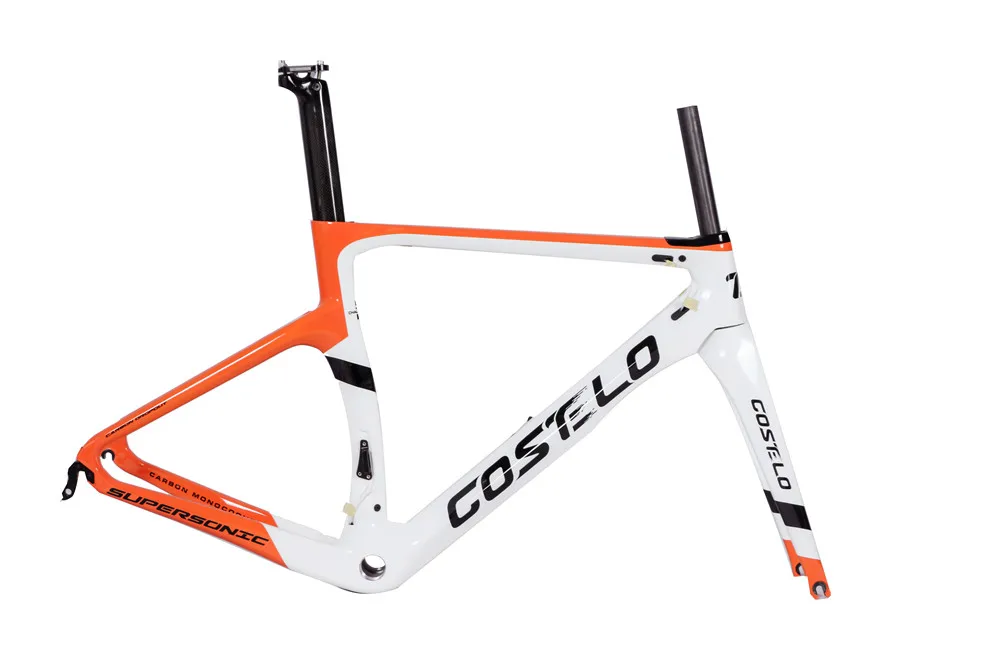 Excellent 2019 Costelo SuperSonic Road carbon bike frame disc brake Thru axle bicycle T800 3k weave carbon frame fork seatpost 29 Excellent 2019 Costelo SuperSonic Road carbon bike frame disc brake Thru axle bicycle T800 3k weave carbon frame fork seatpost 29