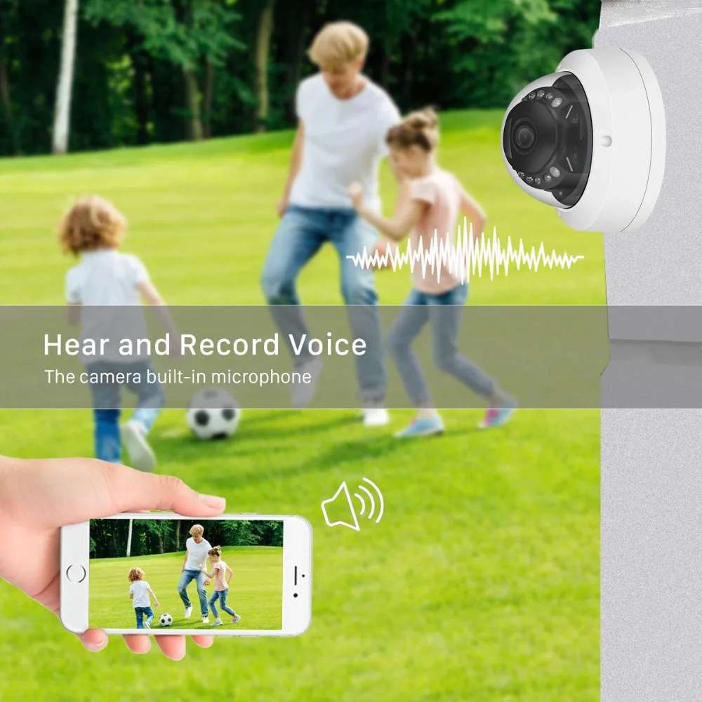 BESDER 8CH 1080p HDMI NVR CCTV система 4 шт 3MP камеры безопасности ИК Крытый водонепроницаемый