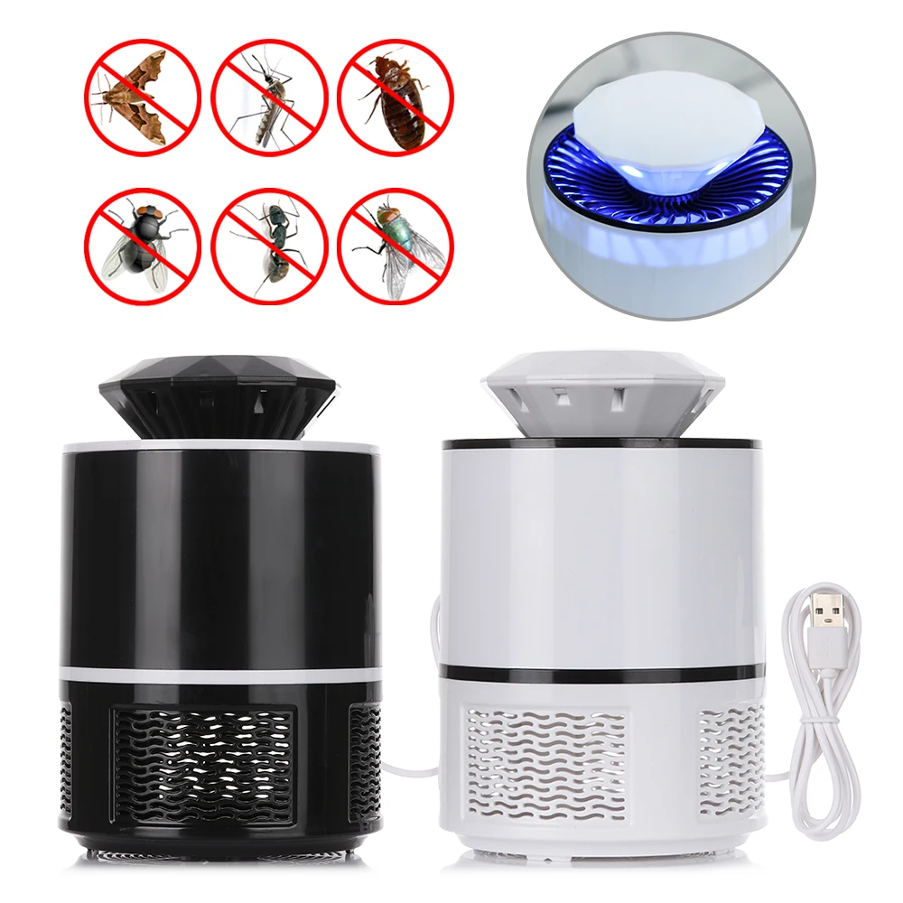 Mosquito Killer USB Electric Mosquito Killer Lamp Photocatalysis Mute Home LED Bug Zapper Insect Trap Radiationless Pest Control