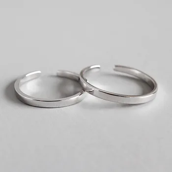 

2MM So Thin 100% real. 925 SILVER Fine jewelry sterling Midi Toe Knuckle finger's SQUARE Geometric Ring J19