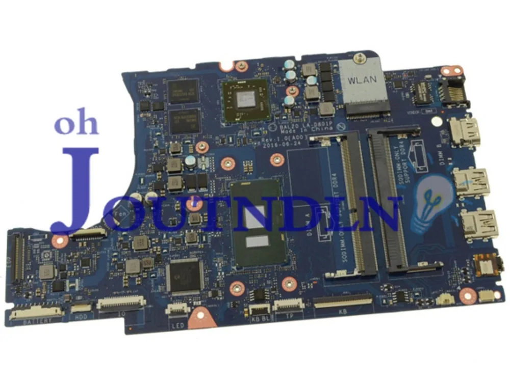 JOUTNDLN для ноутбука DELL 5567 5767 материнская плата модель KFWK9 0KFWK9 BAL20 CN DDR4 со стандартным