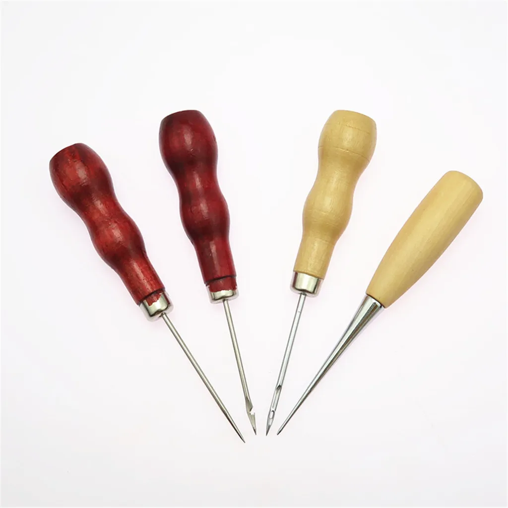 31pcs Leather Craft Tool Kit DIY Hand Sewing Stitching Punch Carving Working